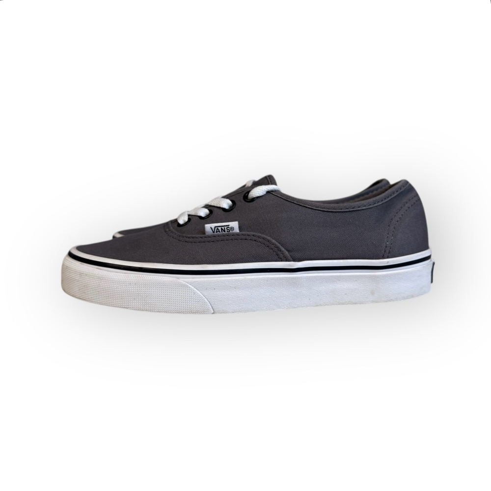 Vans Authentic Unisex Pewter Charcoal Gray Sneakers Size 7.5 Women/6 Men​​